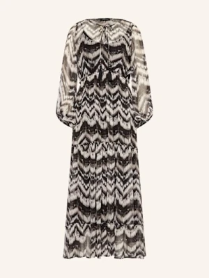 Grace Sukienka Z Falbankami schwarz