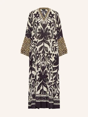 Grace Sukienka Z Satyny Z Ozdobnymi Kamykami schwarz