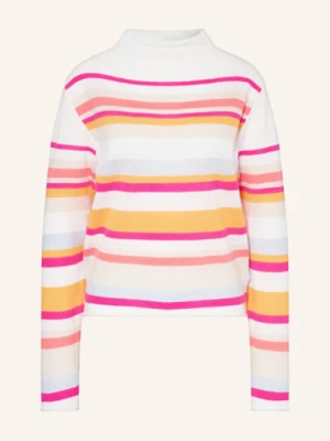 Grace Sweter Z Błyszczącą Przędzą weiss