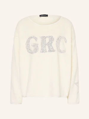 Grace Sweter Z Polaru Z Cekinami weiss