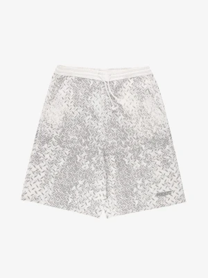 Grade sweat shorts męskie bawełniane baggy białe Klasyk