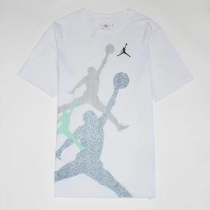 Gradient Stacked Jordan Michael Shortsleeve Tee, markiJordan, T-Shirts, w kolorze biały, rozmiar: