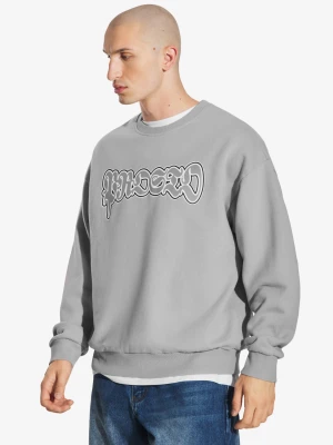 Graffiti bluza męska bawełniana szara Prosto