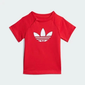 GRAFICZNA KOSZULKA Z LOGO TREFOIL Adidas Better Scarlet