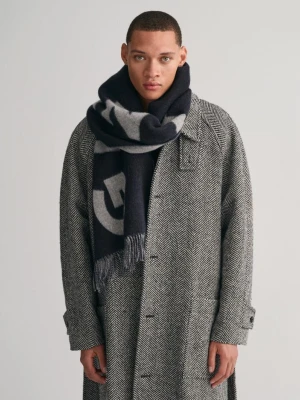 Graficzny Żakardowy Szalik GANT