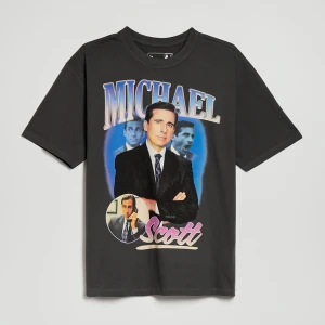Zdjęcie produktu Grafitowa koszulka z nadrukiem Michael Scott House