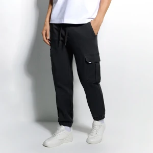 Grafitowe joggery z kieszeniami cargo House