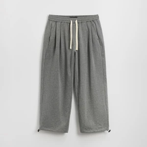 Grafitowe spodnie baggy fit basic House