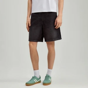 Zdjęcie produktu Grafitowe szorty jeansowe na gumce House