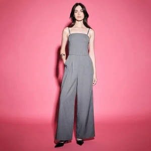 Grafitowy kombinezon z odpinanymi ramiączkami House