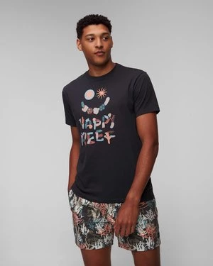 Grafitowy T-shirt Męski Billabong Cg Happy Reef Ss