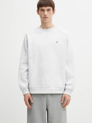 Gramicci bluza One Point Crew męska kolor szary melanżowa G308.FT