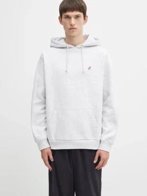 Gramicci bluza One Point Hooded męska kolor szary z kapturem melanżowa G309.FT