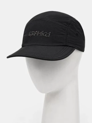 Gramicci czapka z daszkiem Nylon Gramicci Cap kolor czarny z aplikacją G4FA.072