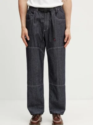 Gramicci JAPANESE CHAMBRAY DOUBLE KNEE jeansy luźne męskie