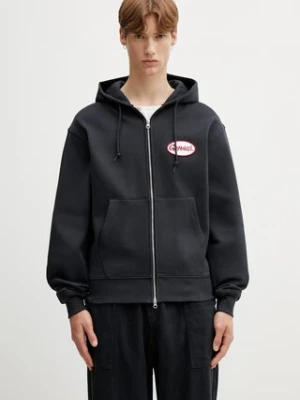 Gramicci OVAL PATCH ZIP HOODED SWEATSHIRT bawełniany męski