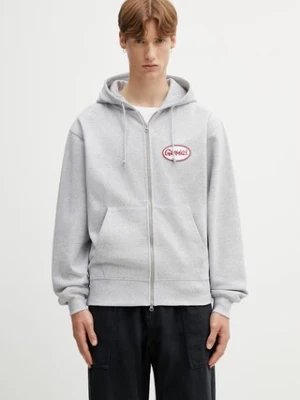 Gramicci OVAL PATCH ZIP HOODED SWEATSHIRT bluza rozpinana z kapturem bawełniana męska