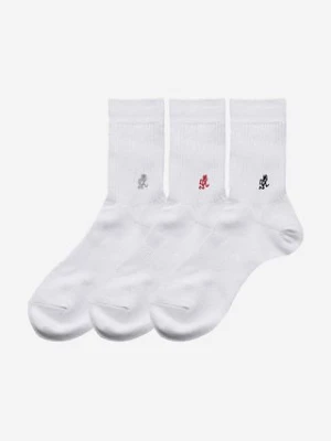 Gramicci skarpetki 3-pack Basic Crew Socks męskie kolor biały SX.M04-White