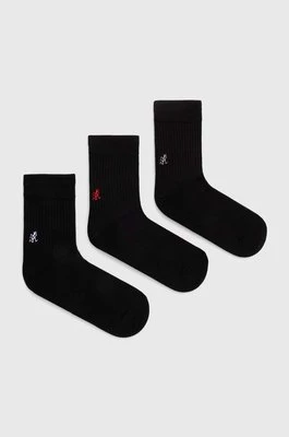 Gramicci skarpetki 3-pack Basic Crew Socks męskie kolor czarny SX.M04-White