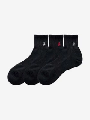 Gramicci skarpetki 3-pack Basic Short Socks męskie kolor czarny SX.M03-black