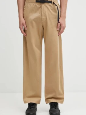 Gramicci spodnie Cliff męskie kolor brązowy proste G5FM.P142