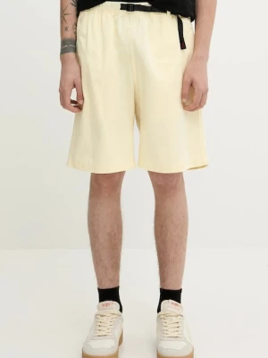 Gramicci szorty bawełniane G-Short kolor żółty