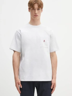 Gramicci t-shirt bawełniany One Point męski kolor szary z aplikacją G304.OGJ
