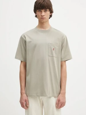 Zdjęcie produktu Gramicci t-shirt bawełniany One Point męski kolor zielony z aplikacją G304.OGJ