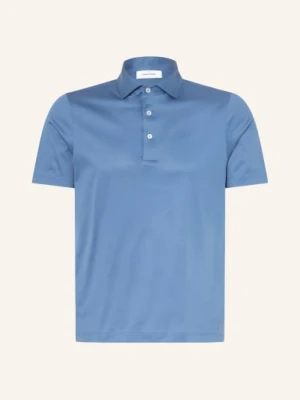 Gran Sasso Koszulka Polo Z Dżerseju blau