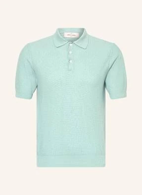 Gran Sasso Koszulka Polo Z Dzianiny blau