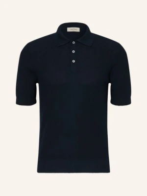 Gran Sasso Koszulka Polo Z Dzianiny blau