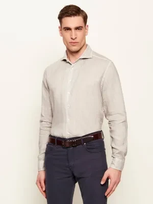 Gran Sasso Lniana koszula | Regular Fit