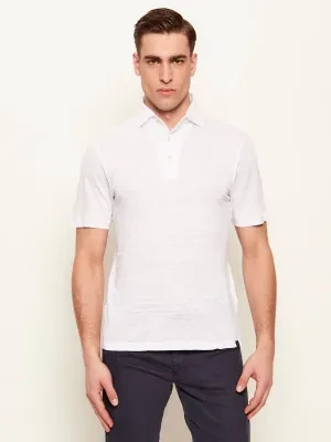 Gran Sasso Lniane polo | Slim Fit