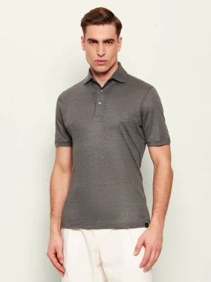 Gran Sasso Lniane polo | Slim Fit