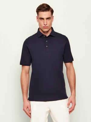Gran Sasso Polo | Regular Fit granatowy
