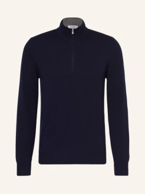Gran Sasso Sweter Typu Troyer blau