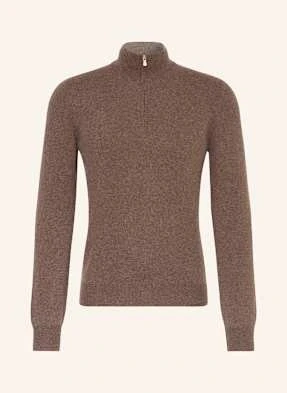 Gran Sasso Sweter Typu Troyer braun