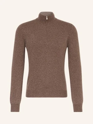 Gran Sasso Sweter Typu Troyer braun