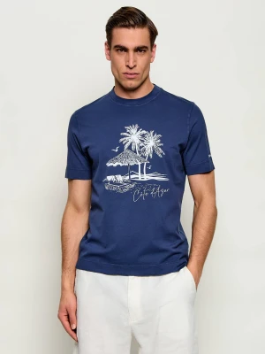 Gran Sasso T-shirt | Regular Fit granatowy