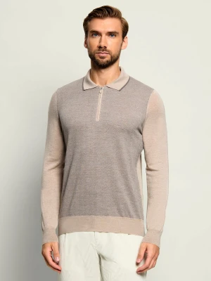 Gran Sasso Wełniany sweter | Regular Fit beżowy