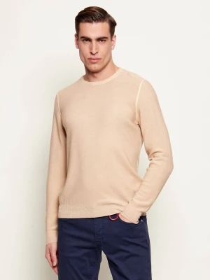 Gran Sasso Wełniany sweter | Regular Fit beżowy