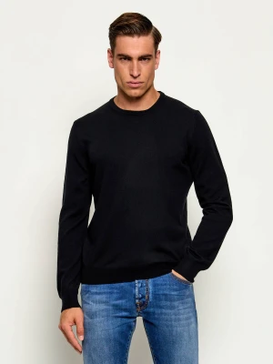 Gran Sasso Wełniany sweter | Regular Fit czarny