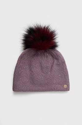 Granadilla czapka Ducey kolor fioletowy