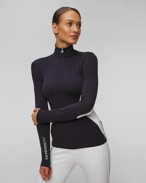 Granatowa Bluza Damska J.lindeberg Cookies Mid Layer J Lindeberg
