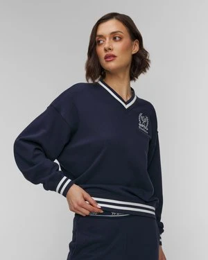 Zdjęcie produktu Granatowa Bluza Damska Polo Ralph Lauren Wimbledon