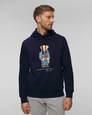 Granatowa Bluza Męska Polo Ralph Lauren