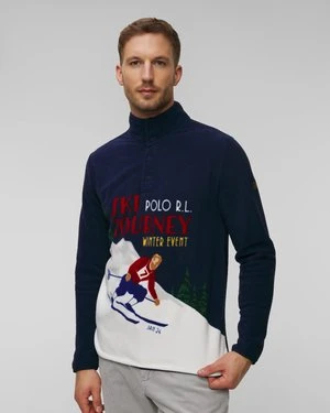 Granatowa Bluza Męska Polo Ralph Lauren