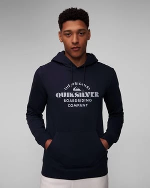 Granatowa Bluza Męska Quiksilver Tradesmith Hoodie