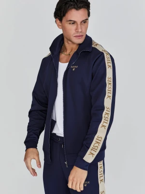 SikSilk Męska Marynarka Sportowa w Kolorze Marynarskim