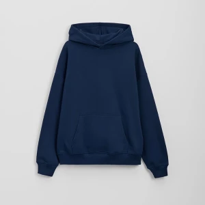 Granatowa bluza z kapturem loose fit House